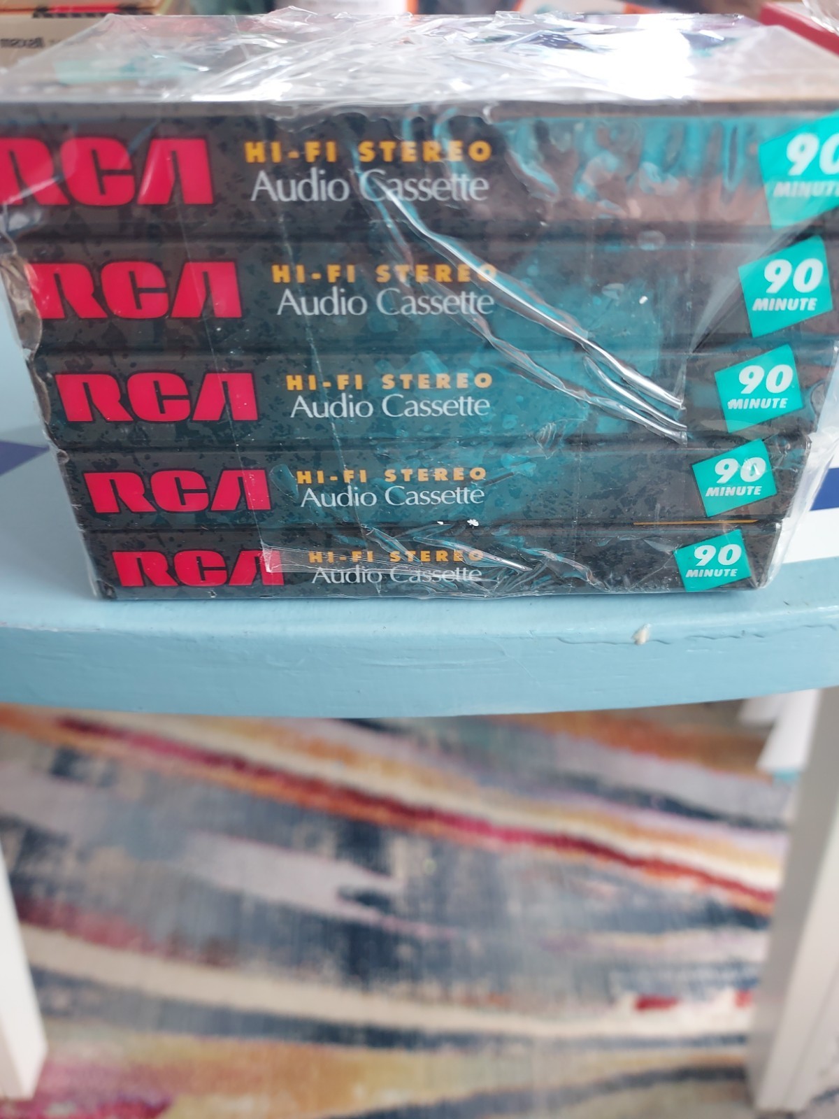 5 Sealed Vtg 1998 RCA Hi-Fi Stereo Audio Cassettes 90 Minutes Ea 5 Sealed Vtg 1998 RCA Hi-Fi Stereo Audio Cassettes 90 Minutes Ea