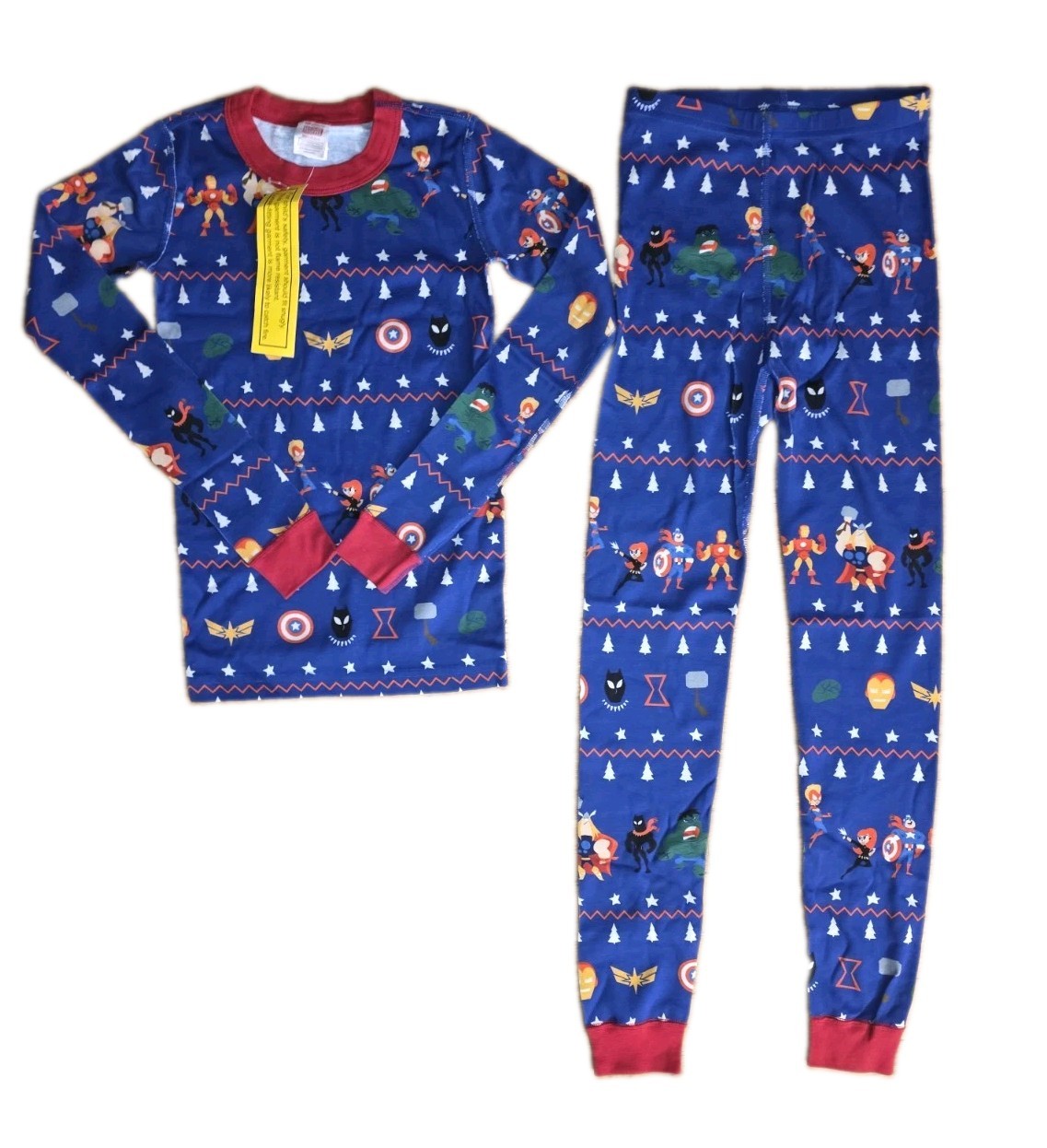 HANNA ANDERSSON x Marvel Avengers 2-piece Fair Isle Pattern Pajamas Kids Size 10 HANNA ANDERSSON x Marvel Avengers 2-piece Fair Isle Pattern Pajamas Kids Size 10