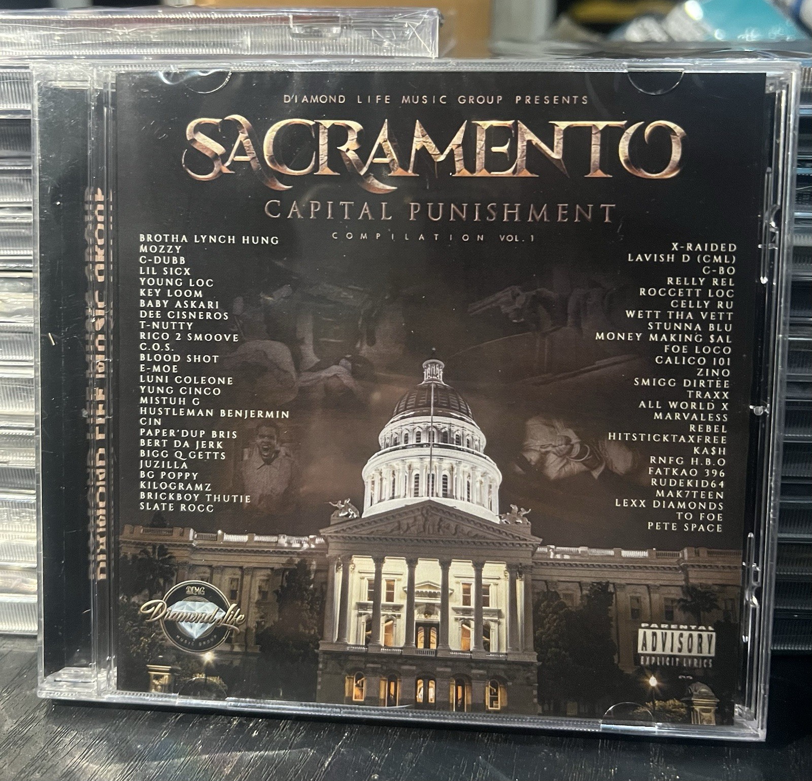 SACRAMENTO CAPITAL PUNISHMENT COMPILATION VOL. 1 - CD SACRAMENTO RAP NEW SEALED SACRAMENTO CAPITAL PUNISHMENT COMPILATION VOL. 1 - CD SACRAMENTO RAP NEW SEALED