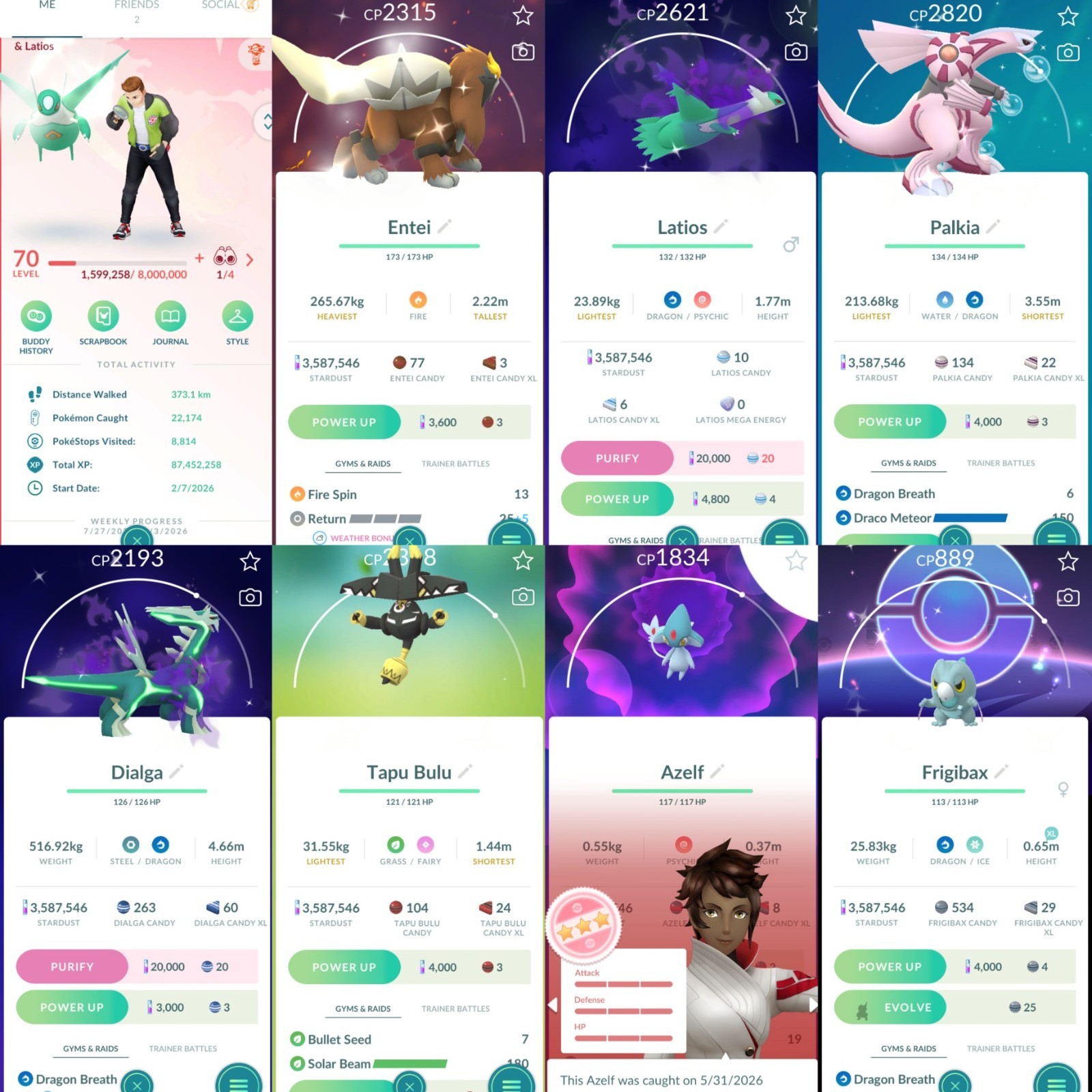 Pokemon Acc Go Lvl 70 140 Legendary /197 Shiny /18 Perfect Pokemon Acc Go Lvl 70 140 Legendary /197 Shiny /18 Perfect