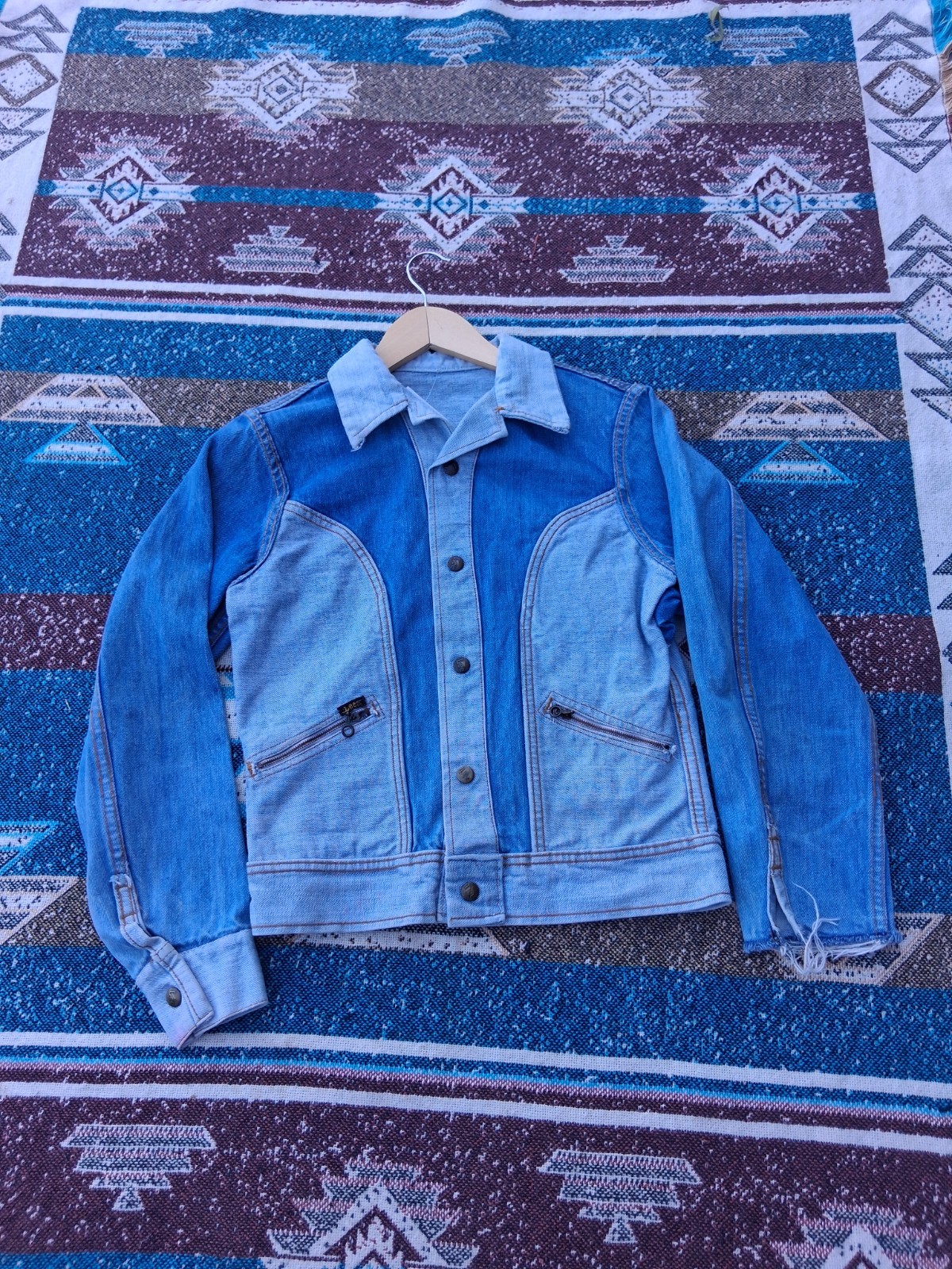 70s Lee Denim Jacket Two Tone Reversible 70s Lee Denim Jacket Two Tone Reversible