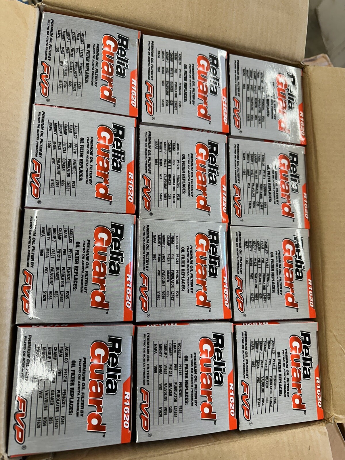 Relia Guard Case Of 12 R1620 Oil Filters Same As Wix 51620 , Napa 1060 Relia Guard Case Of 12 R1620 Oil Filters Same As Wix 51620 , Napa 1060