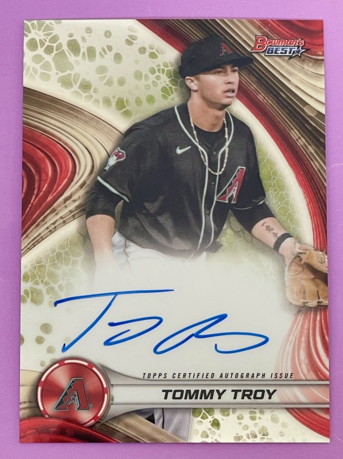 2024 Bowman's Best - Best of 2024 Autographs Tommy Troy #B24-TT Refractor 2024 Bowman's Best - Best of 2024 Autographs Tommy Troy #B24-TT Refractor