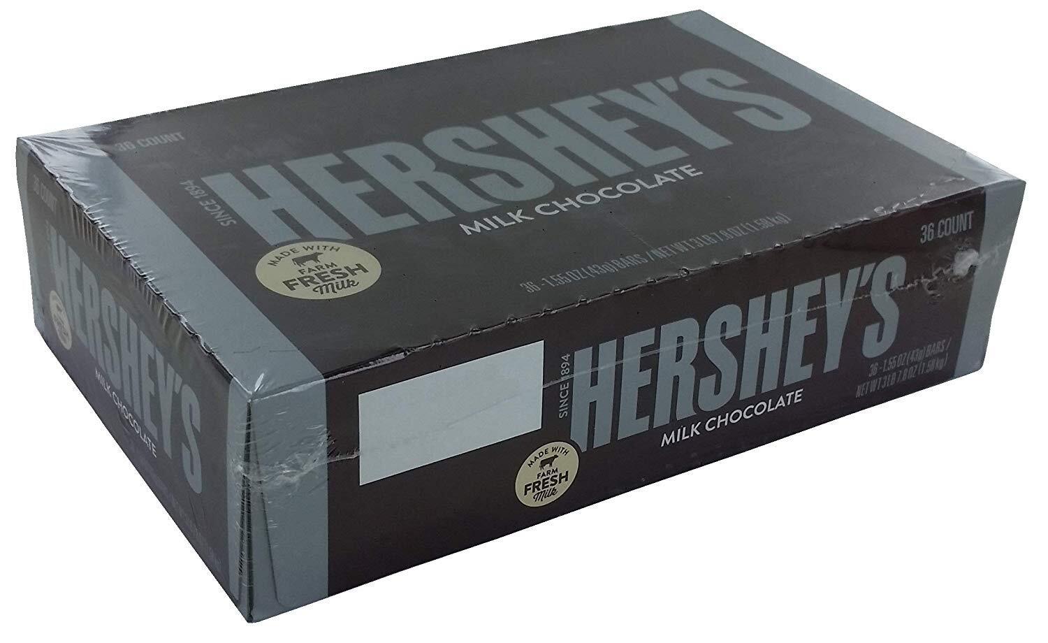 Hershey's Milk Chocolate Bars (1.55 oz., 36 ct.) (1 Pack)