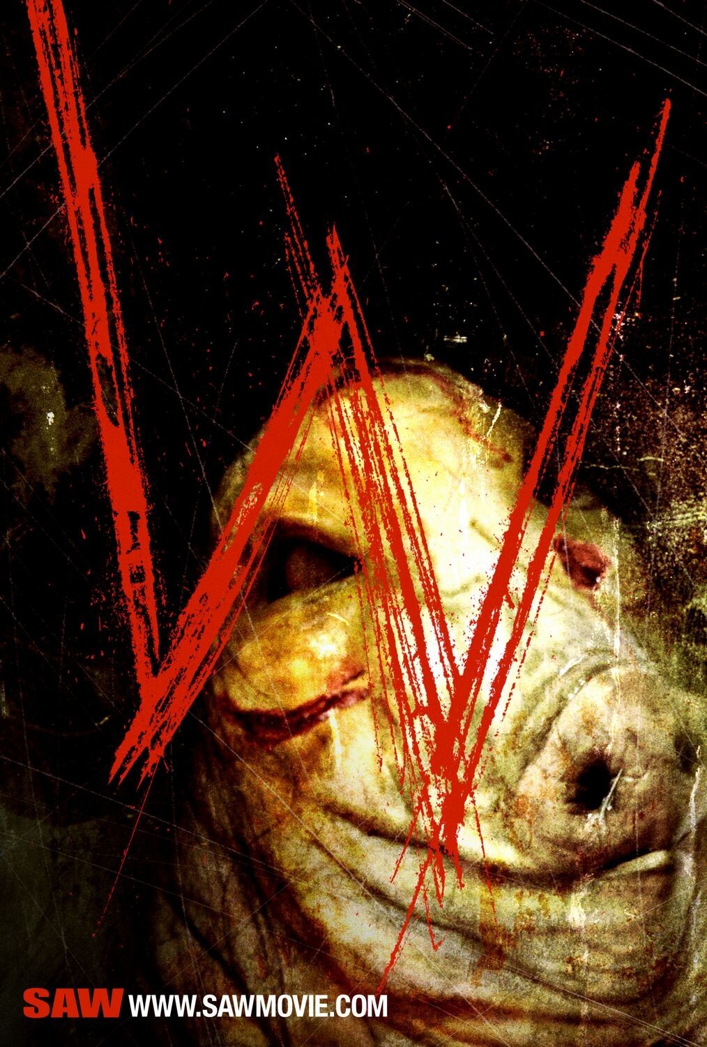 2004 Saw Movie Poster 11X17 Horror Jigsaw Cary Elwes Danny Glover 🩸🍿 2004 Saw Movie Poster 11X17 Horror Jigsaw Cary Elwes Danny Glover 🩸🍿