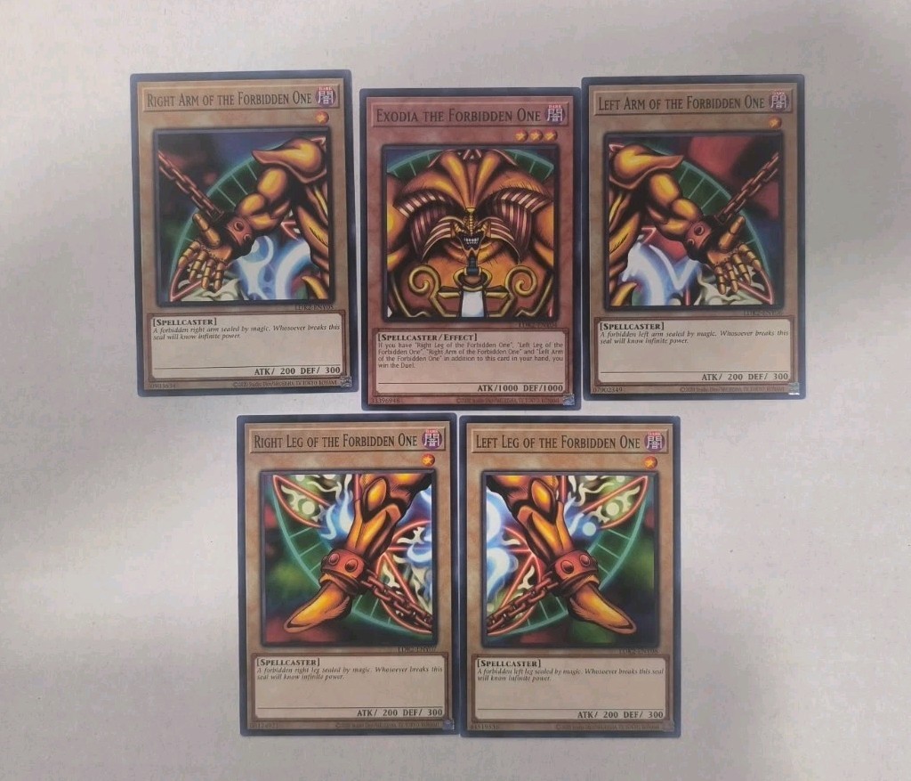YUGIOH: Exodia the Forbidden One Set 5-card Complete LDK2 Common NM YUGIOH: Exodia the Forbidden One Set 5-card Complete LDK2 Common NM
