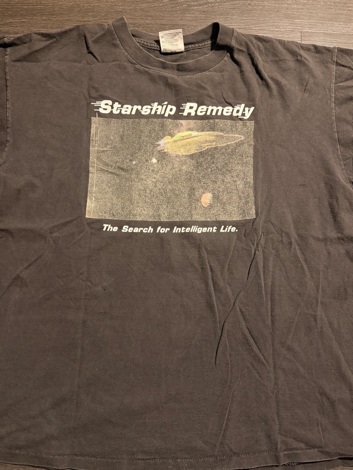 Grail Vtg 90s Remedy Corp SciFi Space Tech Tee XL Grail Vtg 90s Remedy Corp SciFi Space Tech Tee XL