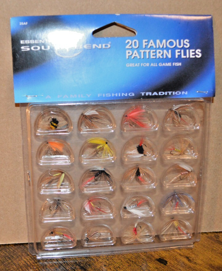 Fly-Fishing Hand Tied Flies Pack Of 20 Flies New Old Stock