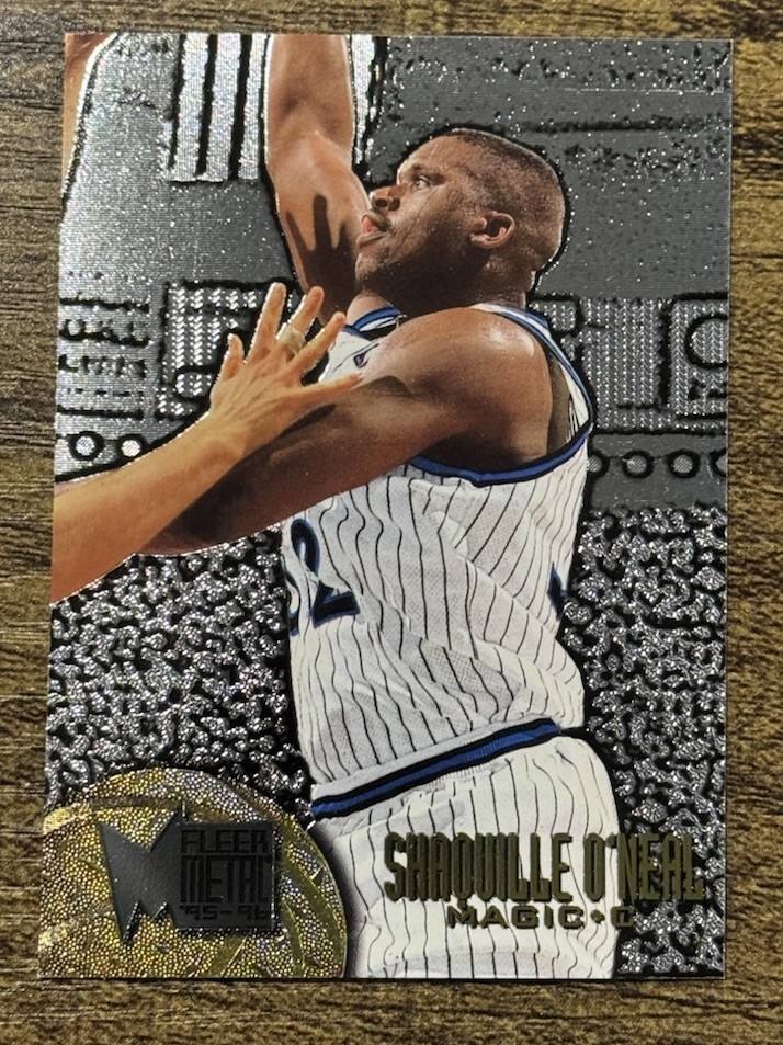 1995-96 Fleer Metal Shaquille O'Neal #78 Orlando Magic HOF
