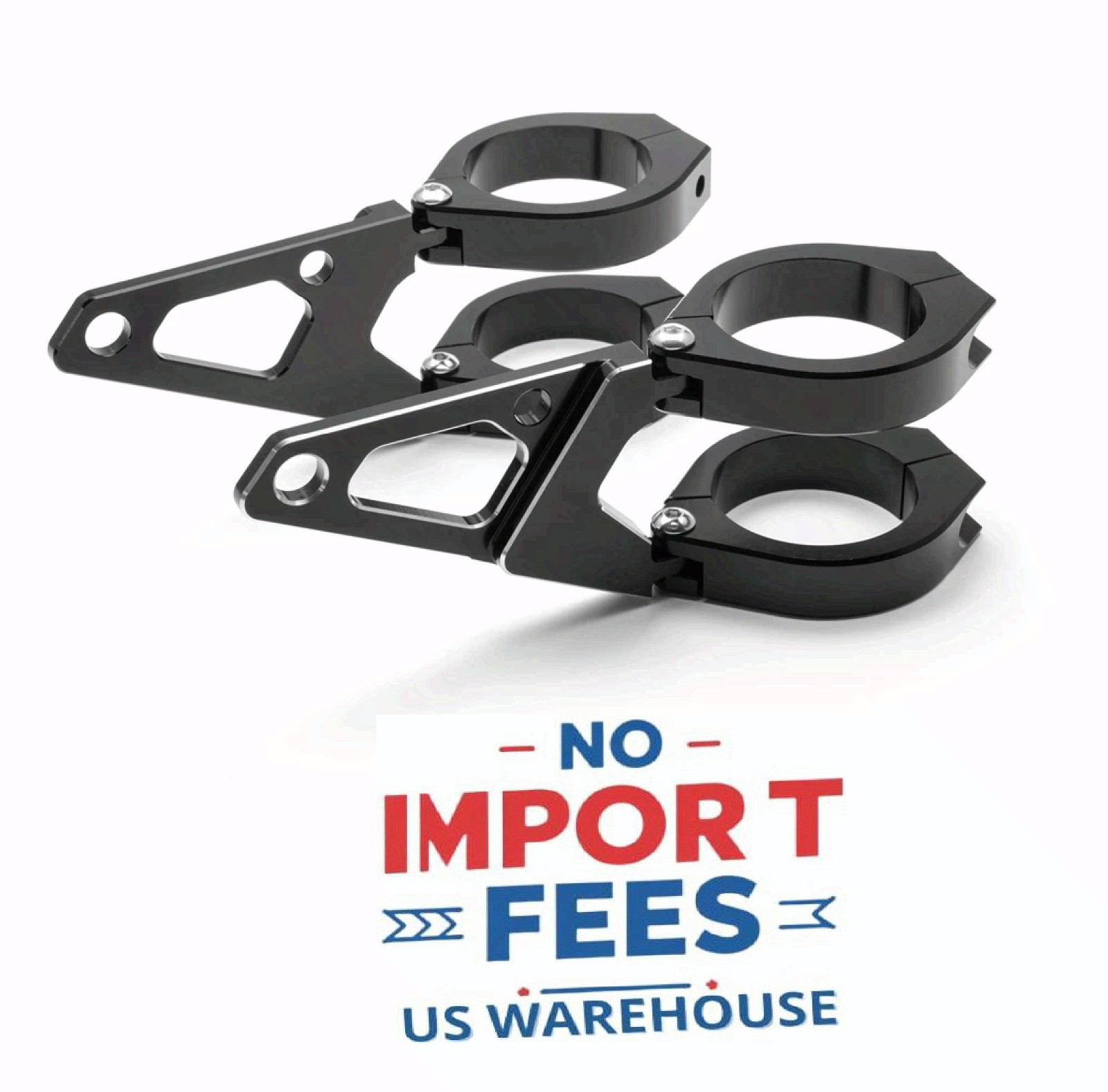 Motorcycle Headlight Brackets 54mm Cafe Racer Brat Scrambler HIGH QUALITY
