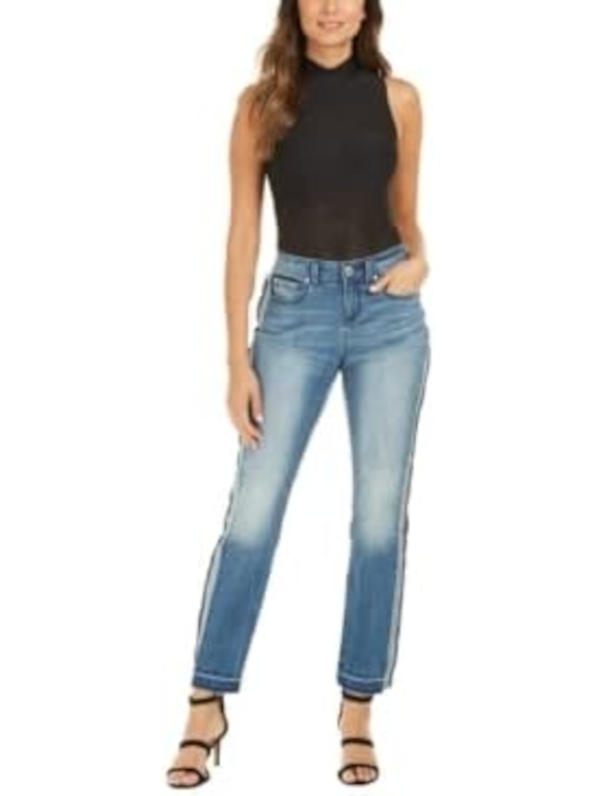 INC Womens Black Textured Keyhole Back Snap Gusset Thong Bodysuit XL