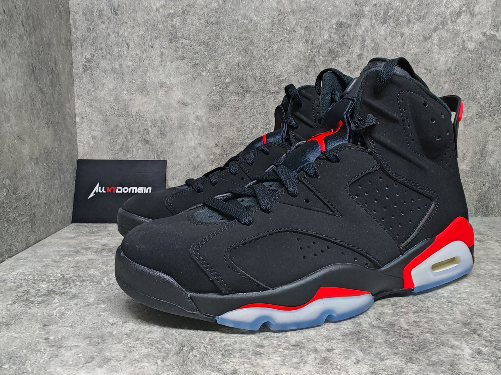 Level SS/New - Nike Air Jordan 6 Retro Black Infrared 2019 Men\'s 384664-060 Level SS/New - Nike Air Jordan 6 Retro Black Infrared 2019 Men\'s 384664-060