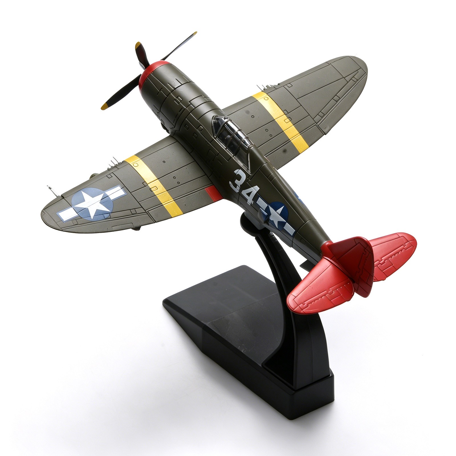 USAAF P-47D Thunderbolt Fighter 1/72 Diecast Model Military Airplane Gift Box