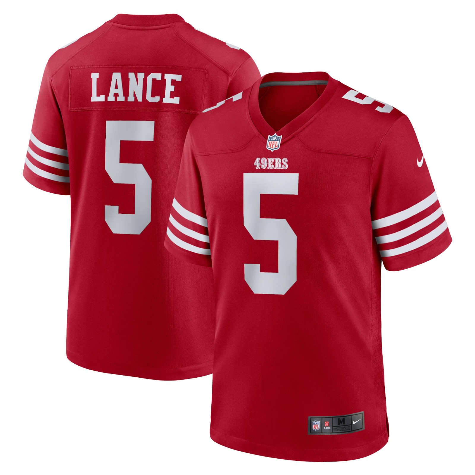 Trey Lance San Francisco 49ers Nike Game Player Jersey - Scarlet Size 3XL