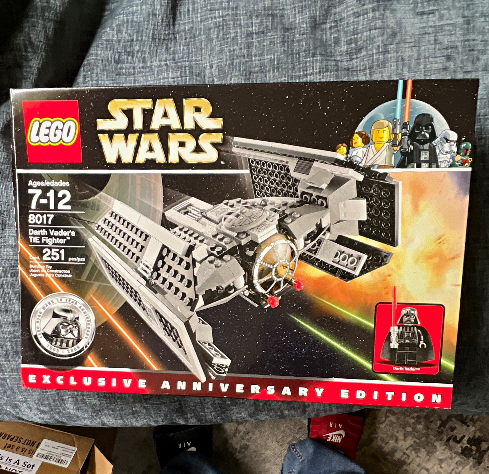 LEGO Star Wars 8017 Darth Vader\'s TIE Fighter 251 pcs Limited Anniversary Ed LEGO Star Wars 8017 Darth Vader\'s TIE Fighter 251 pcs Limited Anniversary Ed