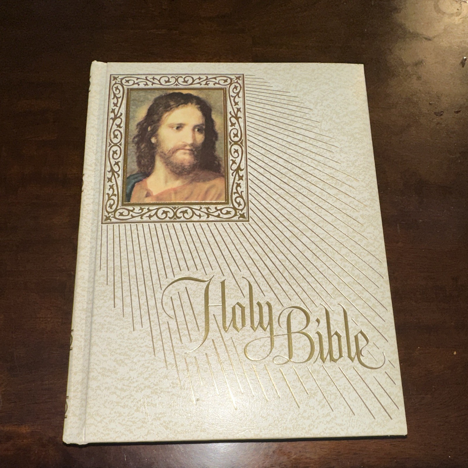 Authentic Vintage 1970’s Catholic Holy Bible: Fireside Family Edition