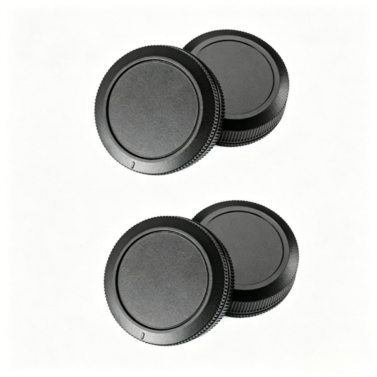 2x Body Caps & 2x Rear Lens Covers Kit for Canon RF/EF-M, Nikon Z, Pentax K 2x Body Caps & 2x Rear Lens Covers Kit for Canon RF/EF-M, Nikon Z, Pentax K