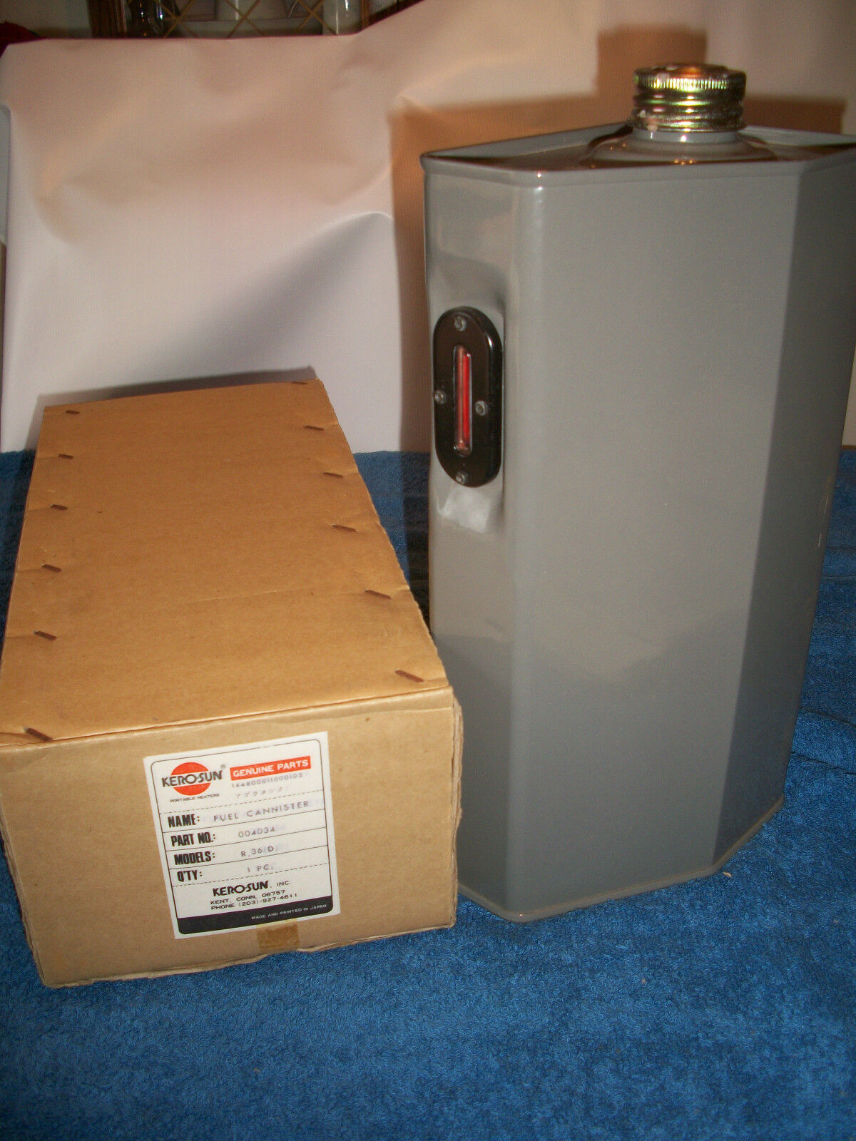 TOYOTOMI RADIANT 40 REMOVABLE FUEL TANK CANISTER \