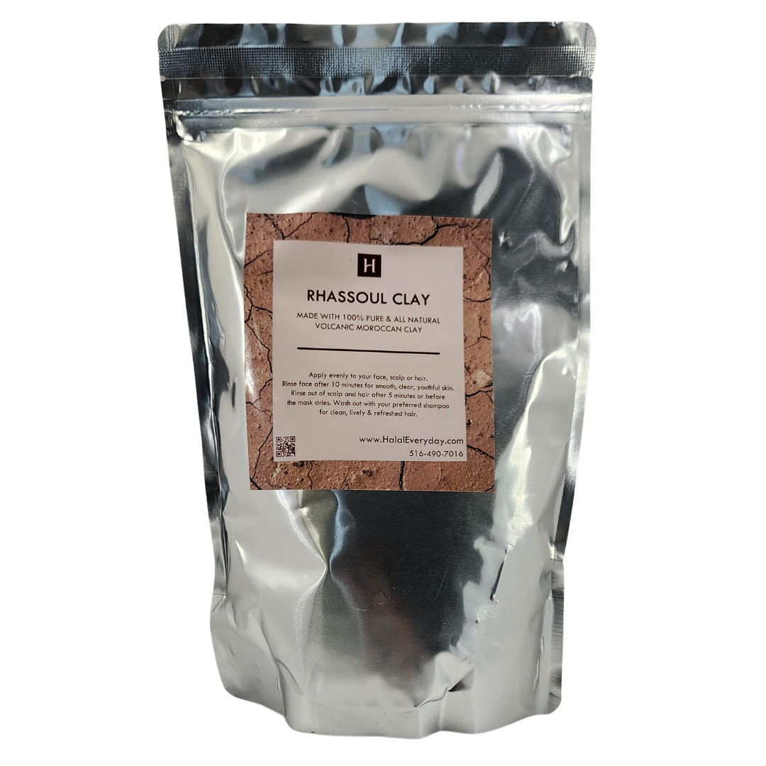 Rhassoul Moroccan Clay Powder - 100% Pure Natural Hair Face Body Mask Cosmetic Rhassoul Moroccan Clay Powder - 100% Pure Natural Hair Face Body Mask Cosmetic