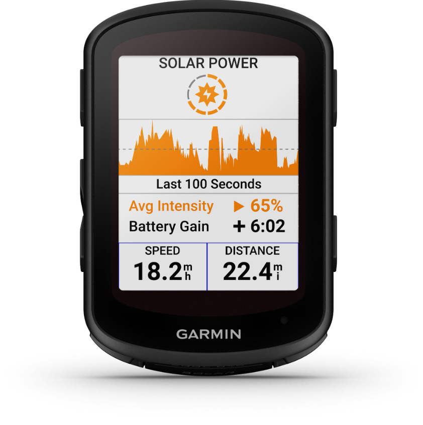 Garmin Edge 840 Solar GPS Cycling Computer with Solar Charging Technology