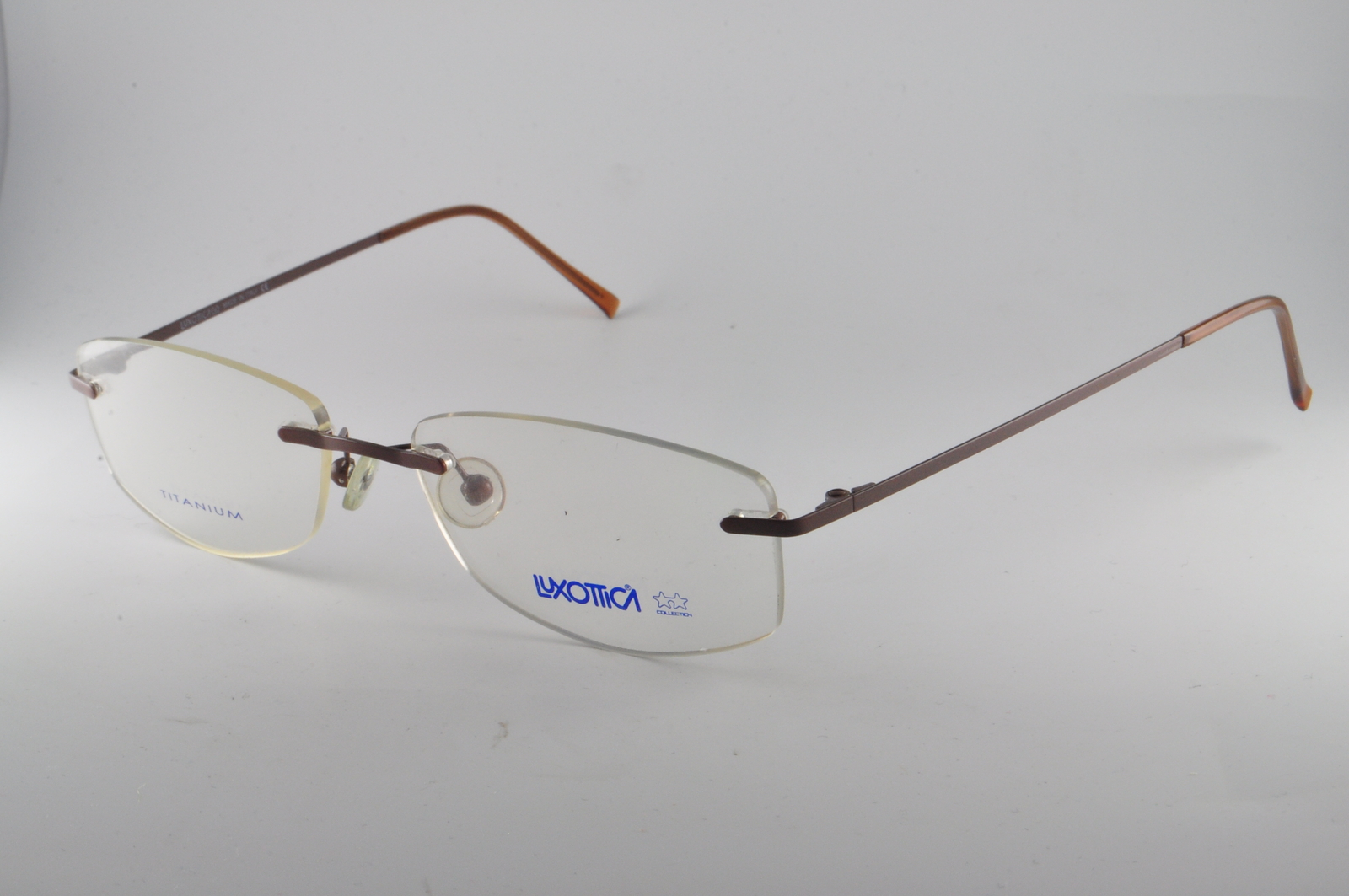 Vintage Luxottica Eyeglasses LU 1301 4033 Brown Size, 52-16-135