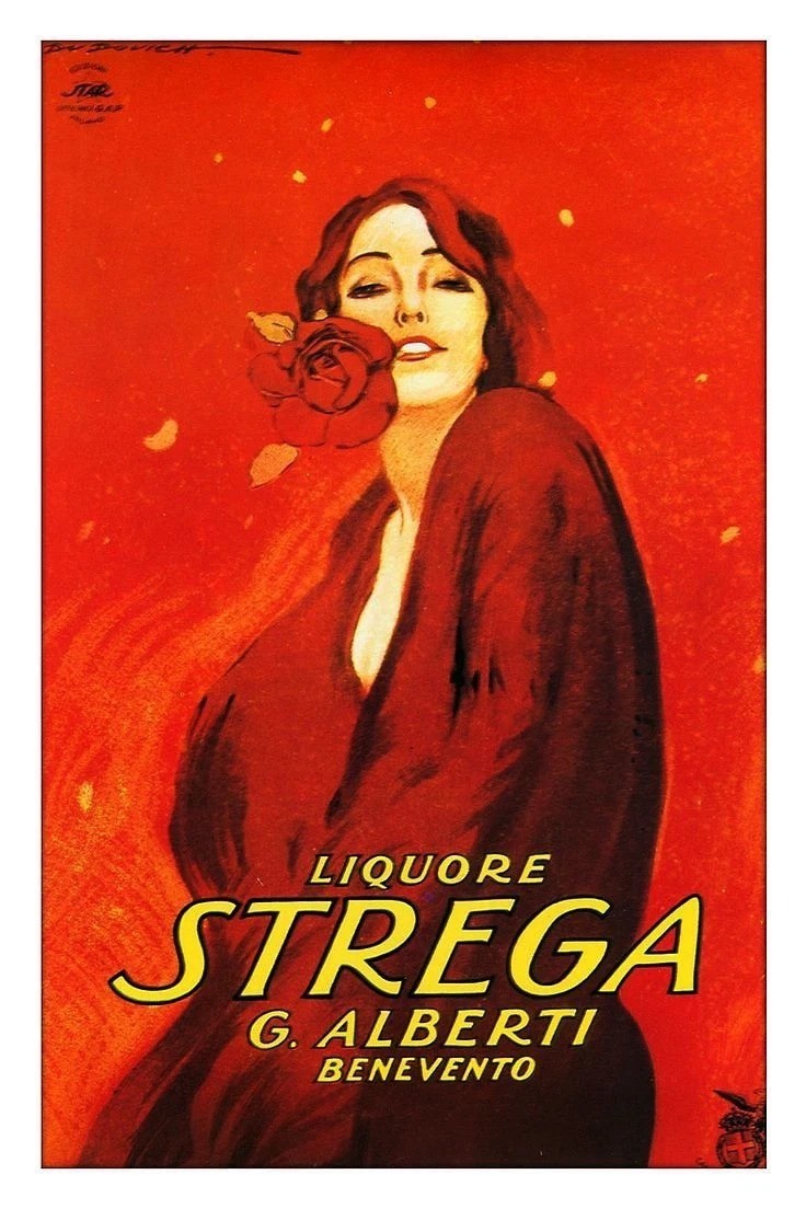 Marcello Dudovich Liquore Strega Alberti Benevento Vintage Poster