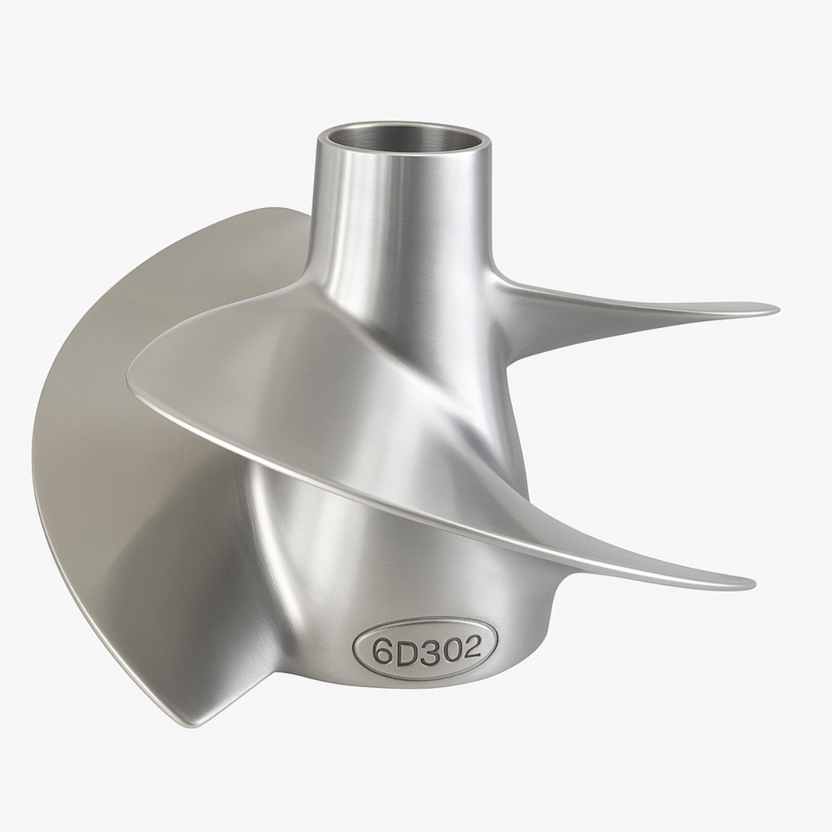 Polished Stainless Steel PWC Impeller – Fits Yamaha VX1100 155.5mm - 12/18