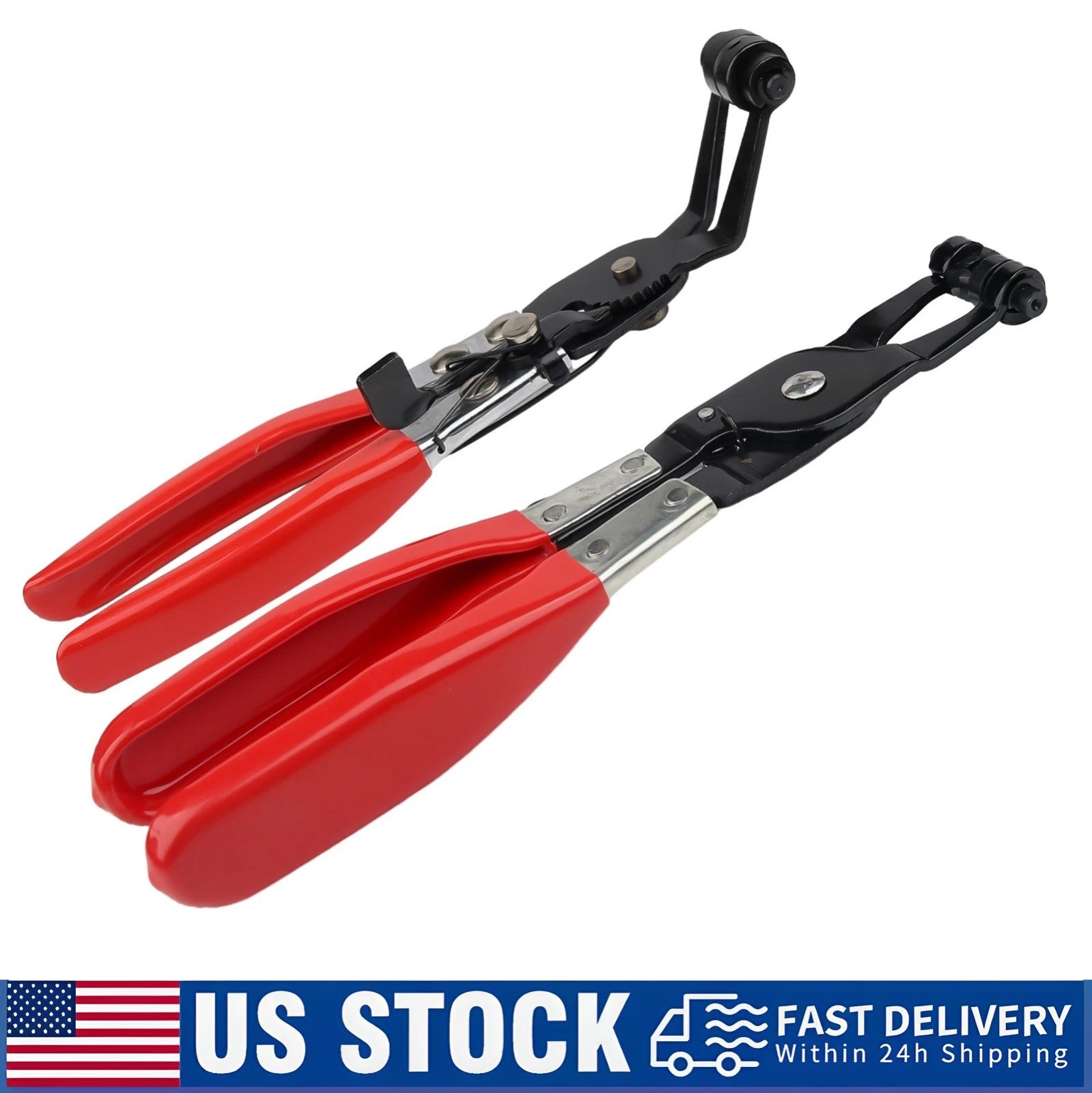 2pcs Hose Clamp Pliers Car Water Pipe Fuel Coolant Spring Bundle Removal Tool US