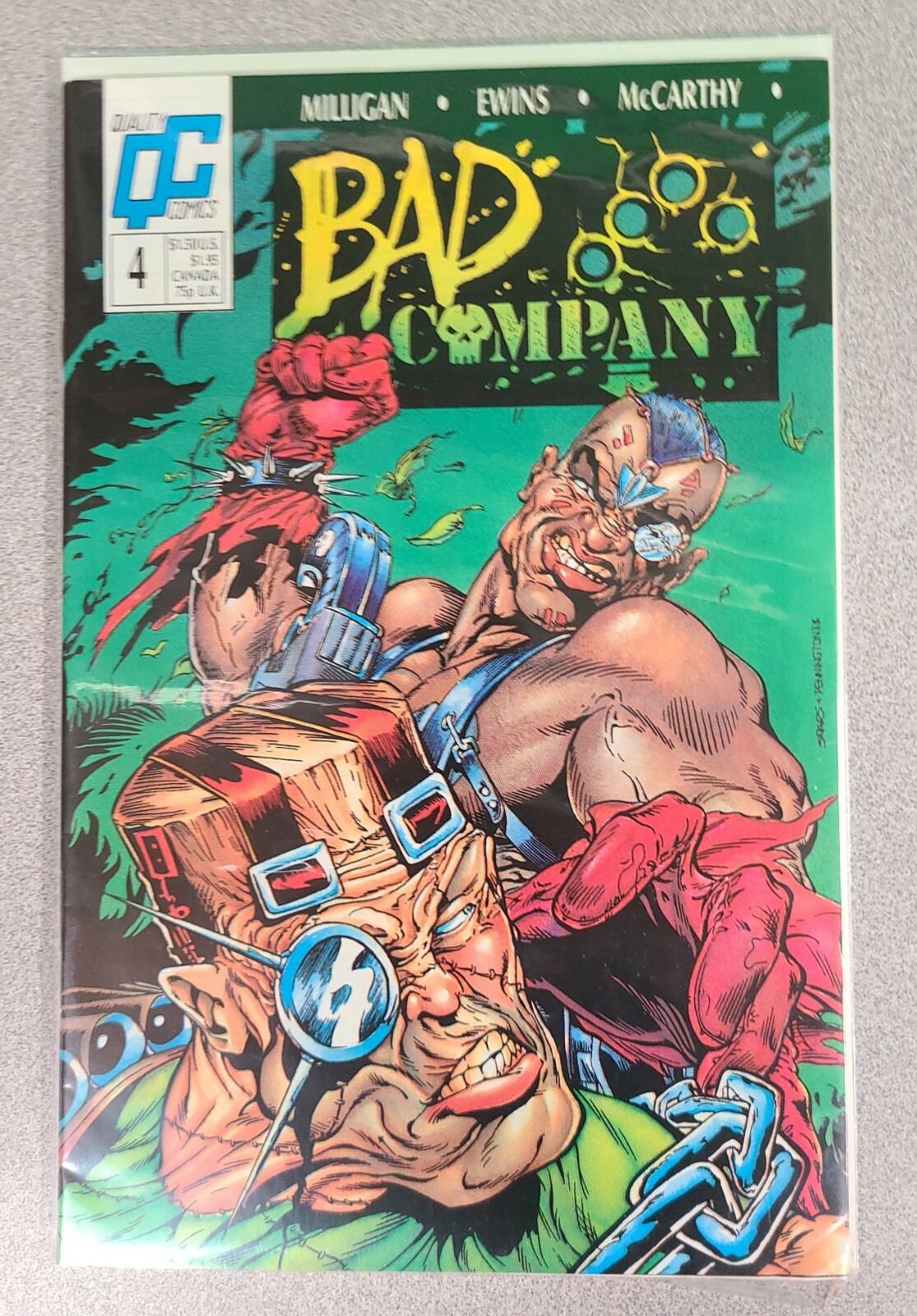 Bad Company Issue 4 Quality Comics 1988 NM Peter Milligan Bret Ewins (97) Bad Company Issue 4 Quality Comics 1988 NM Peter Milligan Bret Ewins (97)