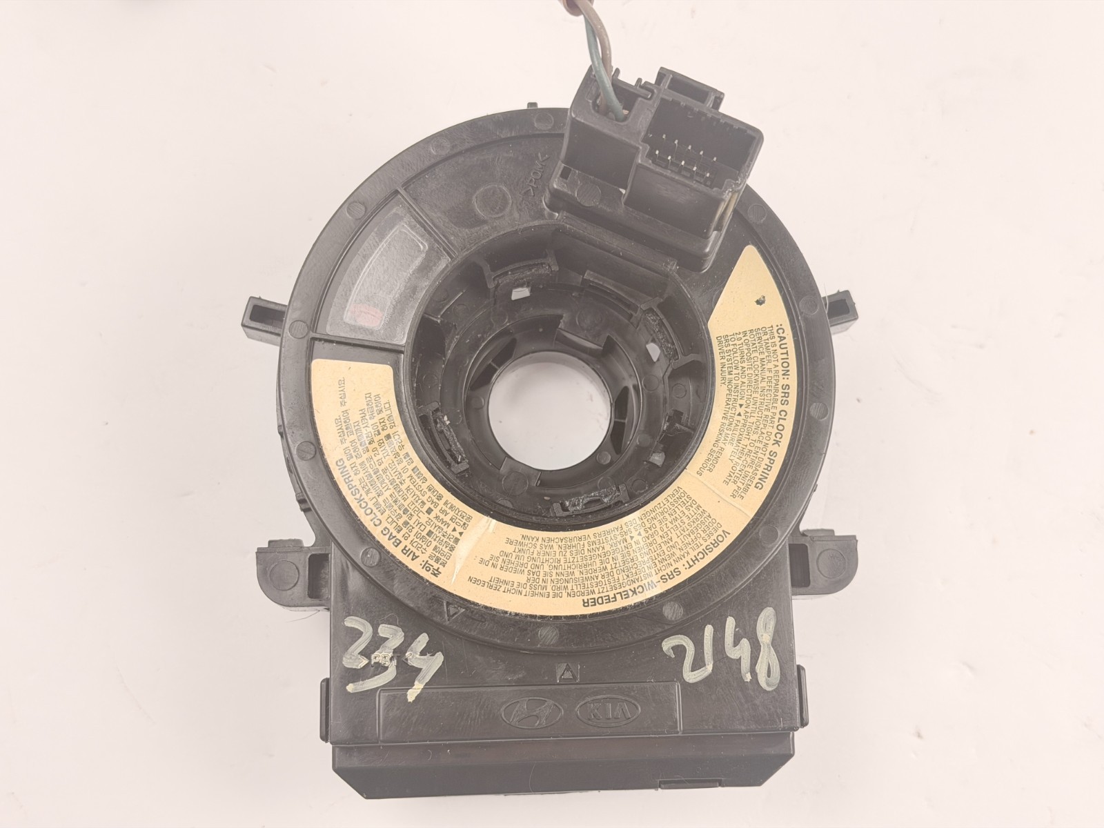 2014-2015 HYUNDAI TUCSON STEERING WHEEL CLOCK SPRING W/SPIRAL CABLE OEM TESTED