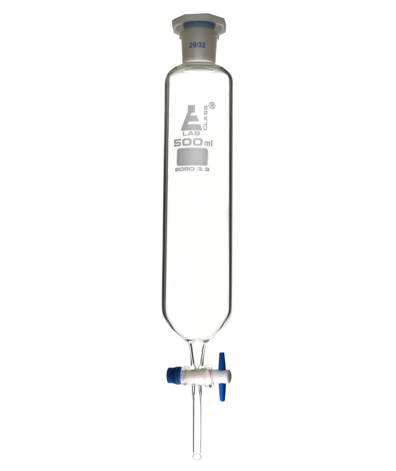 500ml Dropping Funnel - Borosilicate Glass - 19/26 Socket Size w/ 500ml Dropping Funnel - Borosilicate Glass - 19/26 Socket Size w/