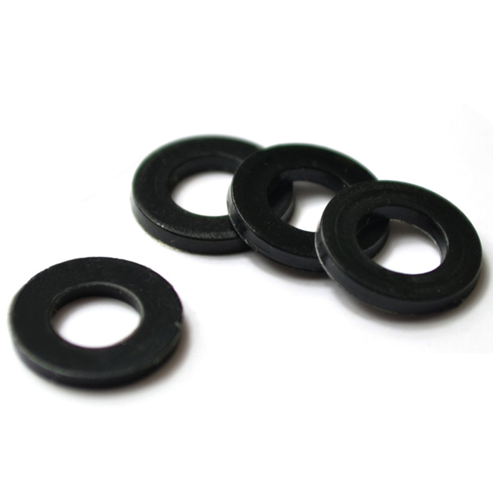 Black Plastic Nylon Flat Washer Plain Washer Insulation PA66 Black Plastic Nylon Flat Washer Plain Washer Insulation PA66