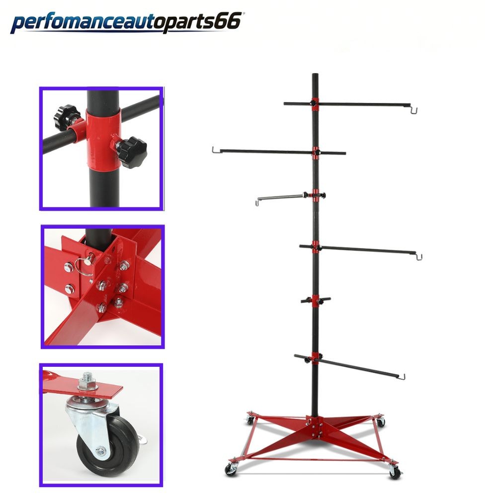 Adjustable Panel Tree Paint Stand Auto Body Door Fender Paint Stand Iron Stand