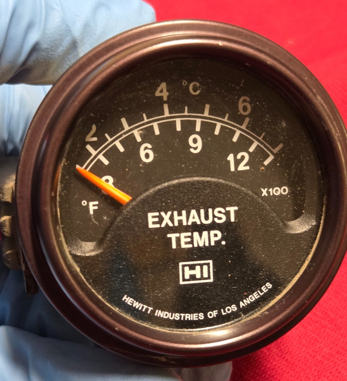 Gauge Peterbilt , Exhaust Temp TEMPERATURE, Gauge   HEWITT IND # 17-03659