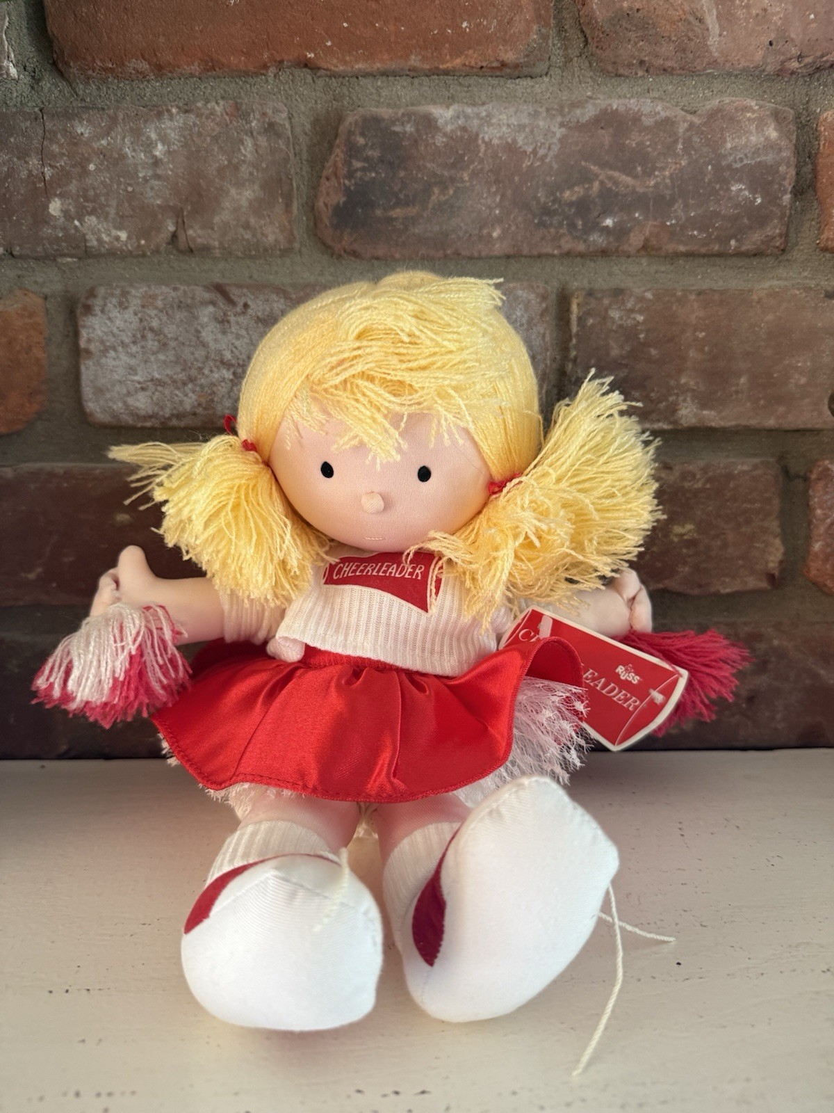 Vtg Russ Berrie Cheerleader 12 Vtg Russ Berrie Cheerleader 12