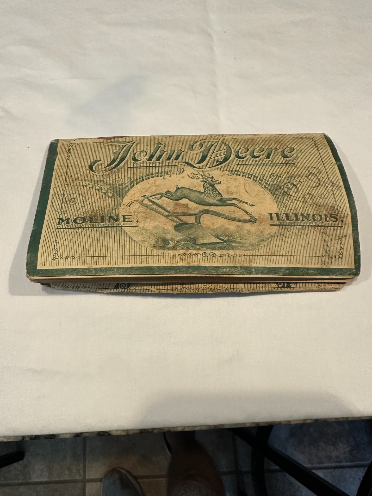Rare Antique 1902 John Deere Farmers Pocket Companion Advertising Booklet