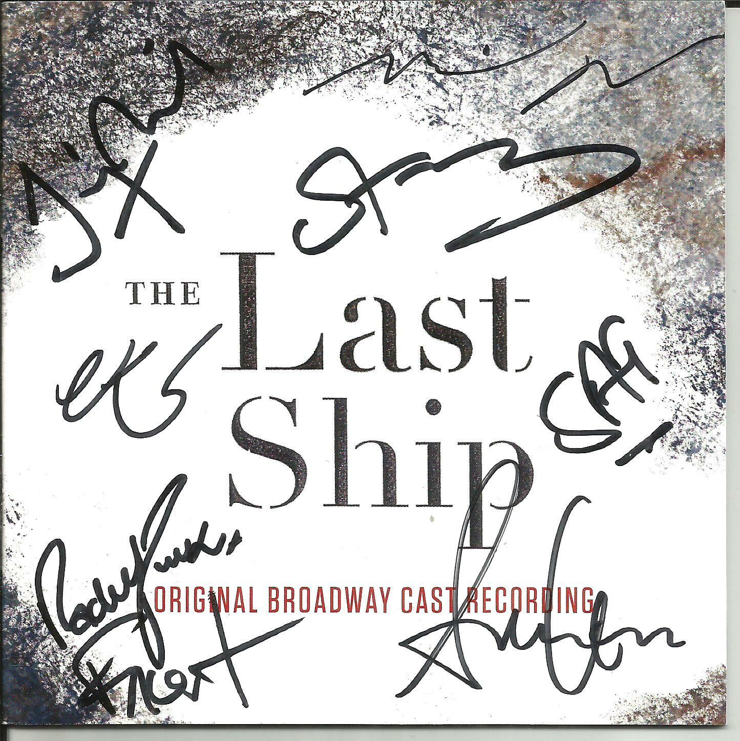 The Police STING The Last Ship 2014 AUTOGRAPHED Signed AUTOGRAPH Cover CD MINT The Police STING The Last Ship 2014 AUTOGRAPHED Signed AUTOGRAPH Cover CD MINT