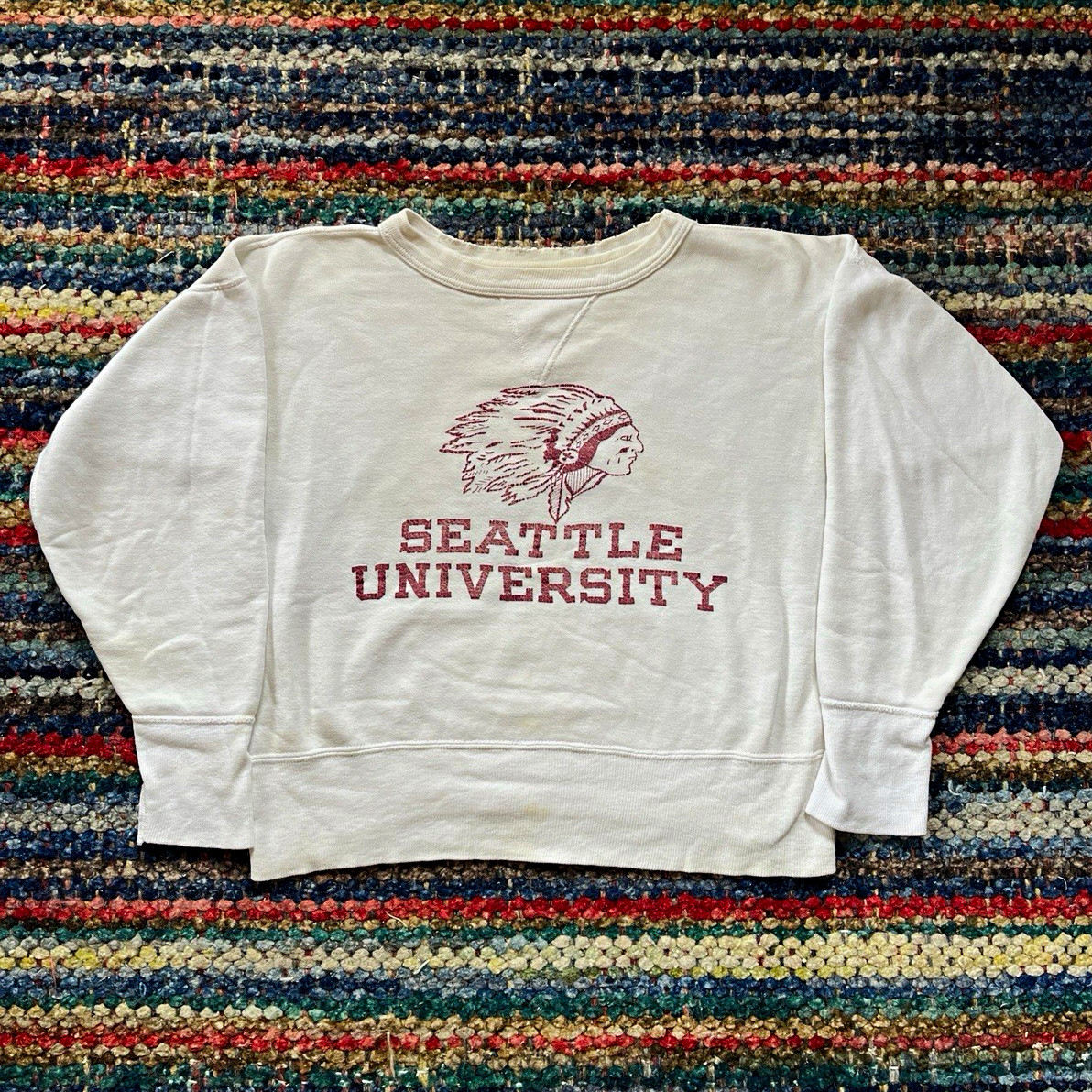 Vintage 50s 60s Single V Seattle University Sweatshirt Vintage 50s 60s Single V Seattle University Sweatshirt