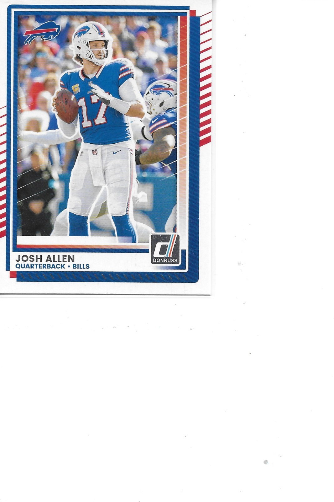 2025 Donruss Josh Allen Buffalo Bills Football Card #91