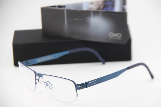 NEW OVVO OPTICS MOD. 2232 COL. 116 BLUE GUNMETAL EYEGLASSES FRAMES 57-19 NEW OVVO OPTICS MOD. 2232 COL. 116 BLUE GUNMETAL EYEGLASSES FRAMES 57-19