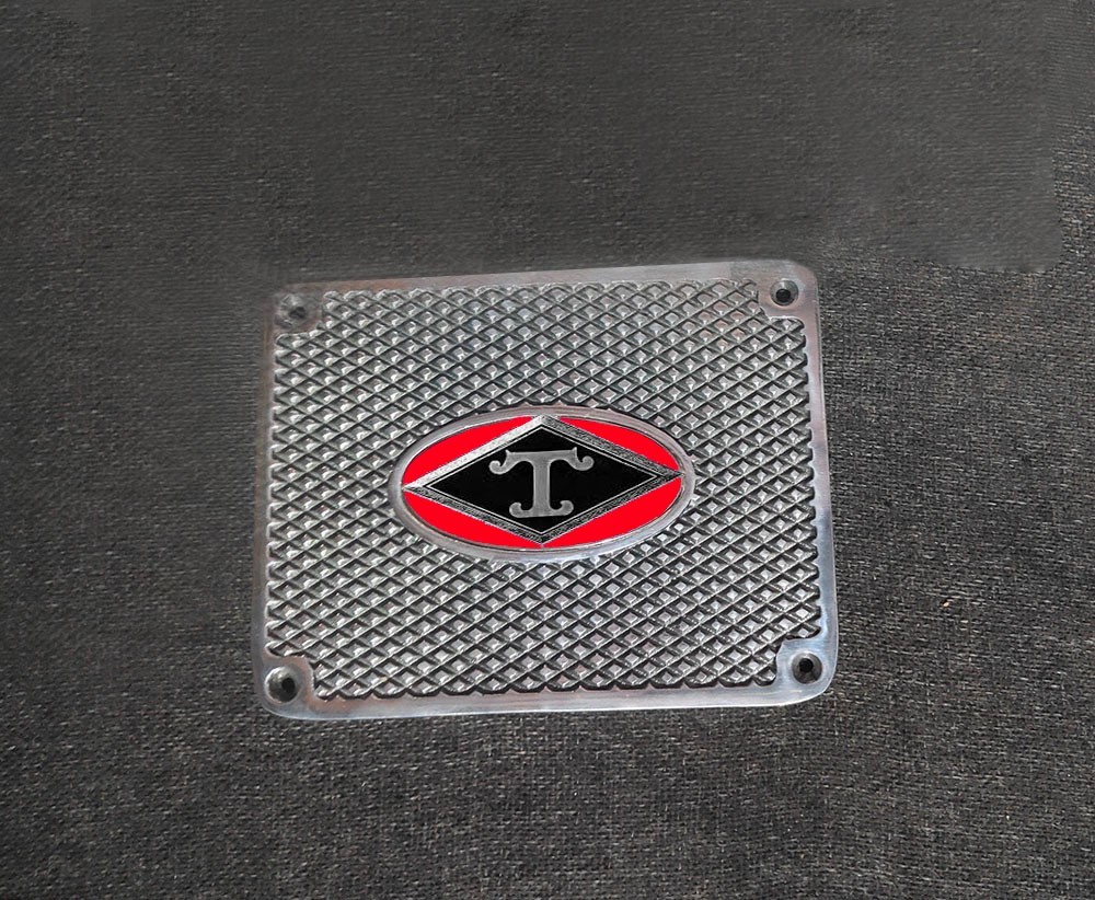 For Early Diamond T Running Board Foot Step Plate Alloy Metal