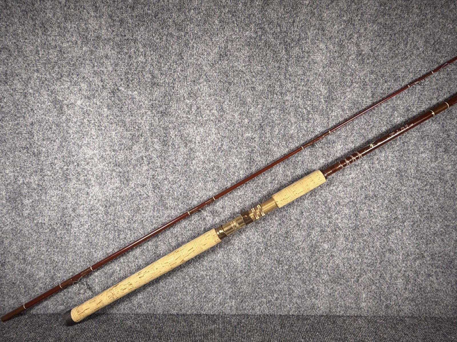 Vintage Fenwick Feralite FS90 9’ 2-Pc Spinning Rod 8-15lb USA Cork