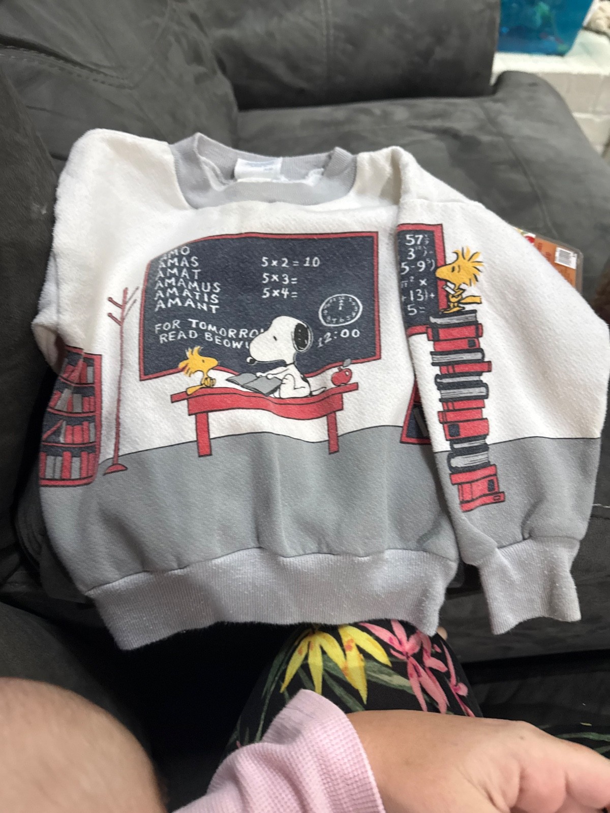 vintage 60s - 3T - school house -buster brown - peanuts sweatshirt vintage 60s - 3T - school house -buster brown - peanuts sweatshirt
