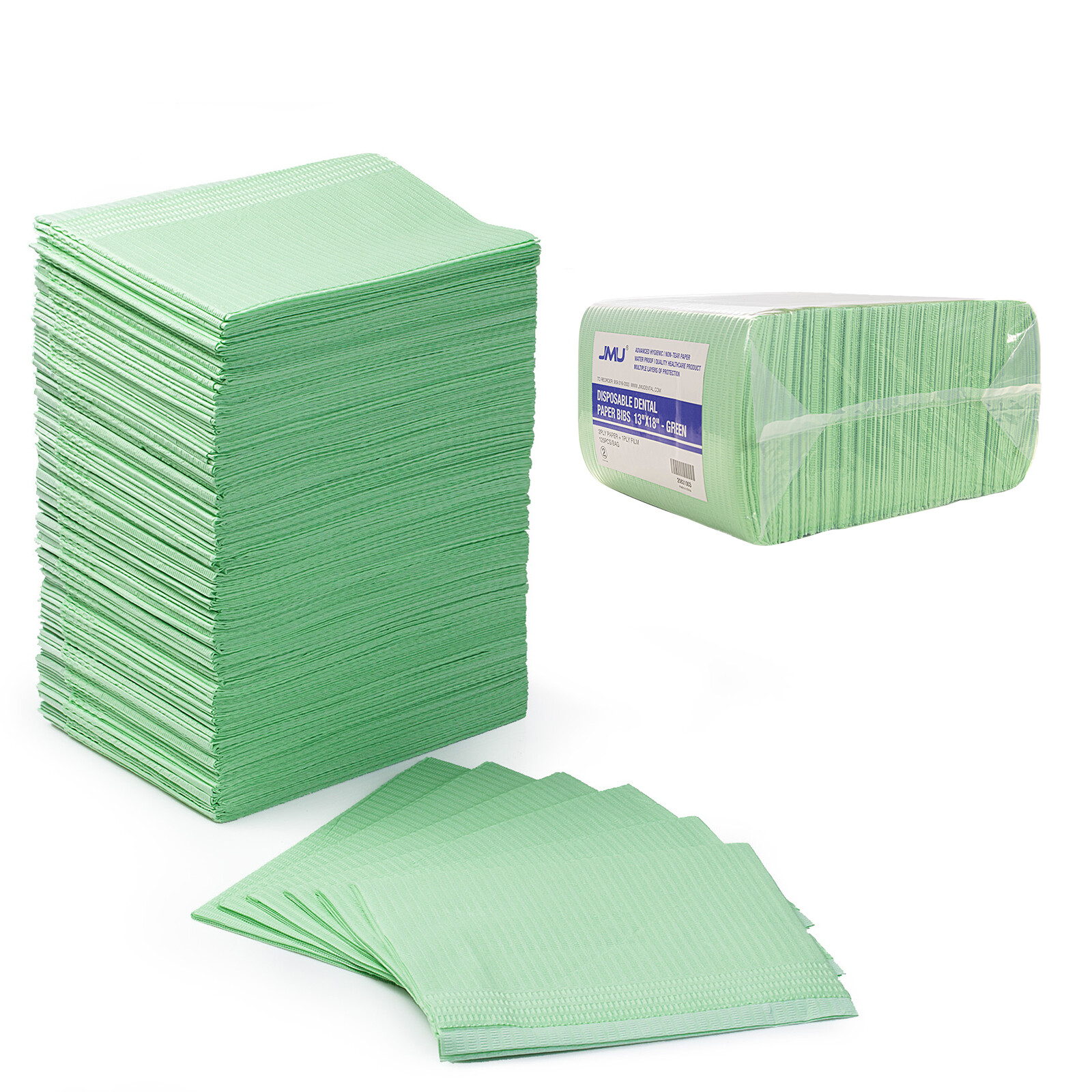 Up to 2000, Disposable Dental Bibs 3-Ply Waterproof Medical Tattoo Towel 13\