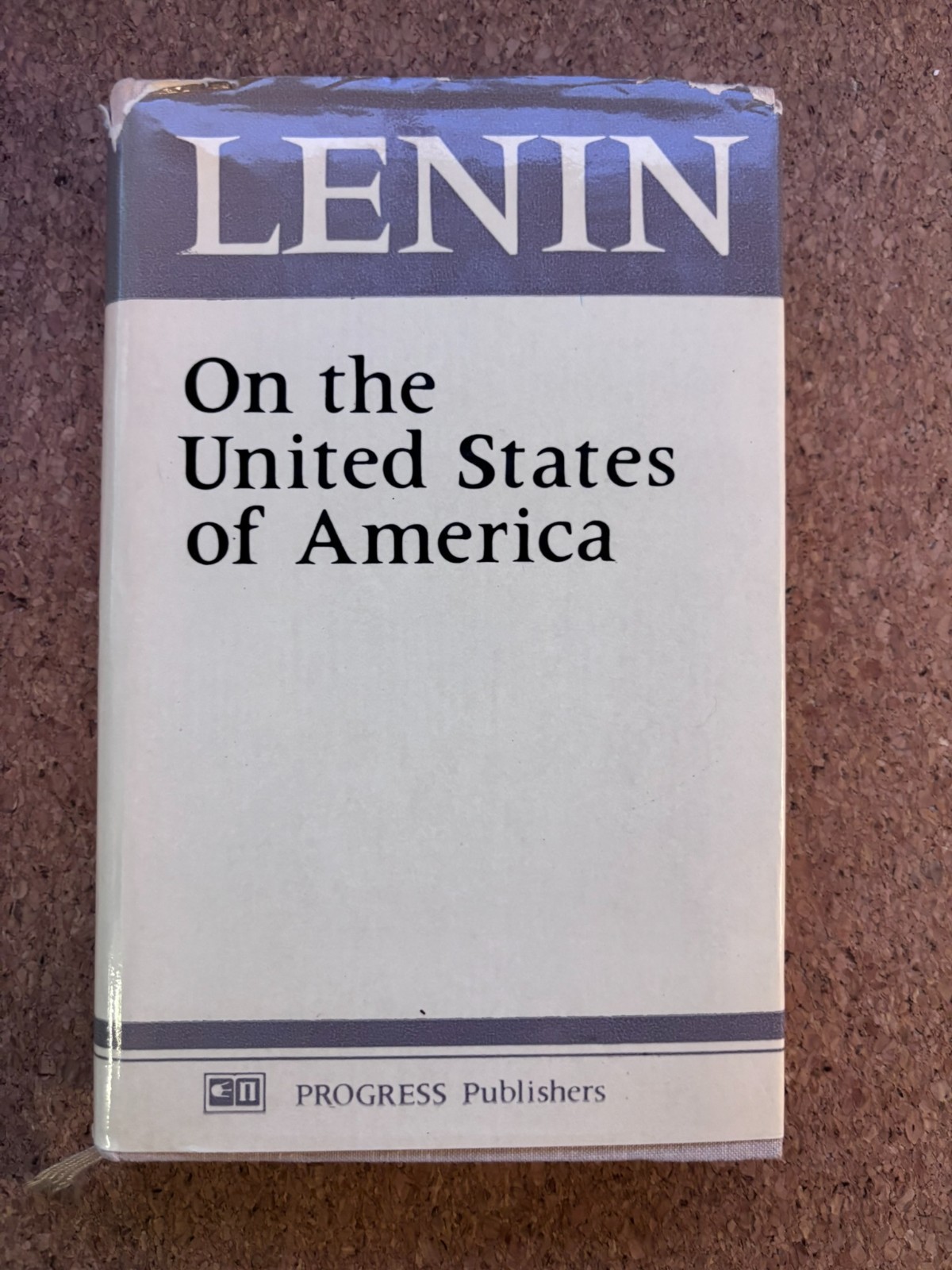 Lenin On the United States of America 1980 3rd Printing Hardcover DJ USSR