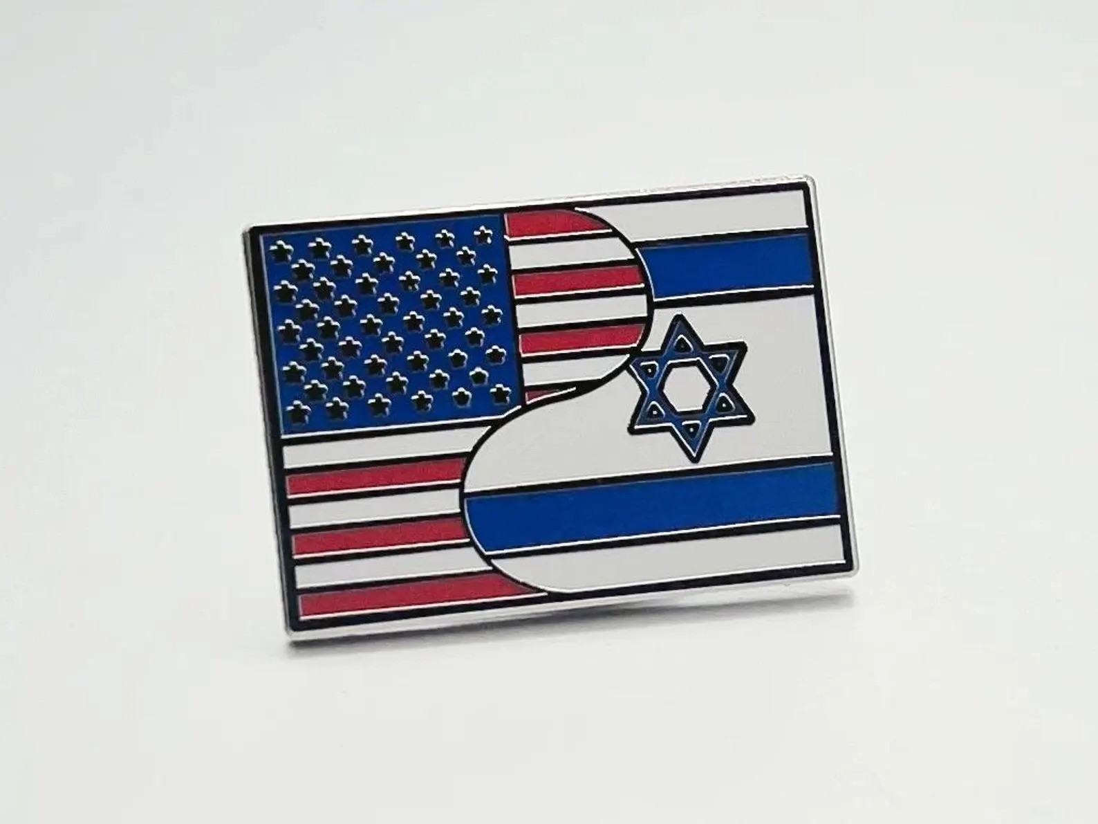 Support Israel USA Unique Lapel Pin Support Israel USA Unique Lapel Pin