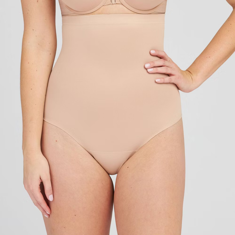 ASSETS by SPANX SPANXshape Women\'s Flawless Finish High-Waisted Shaping Thong