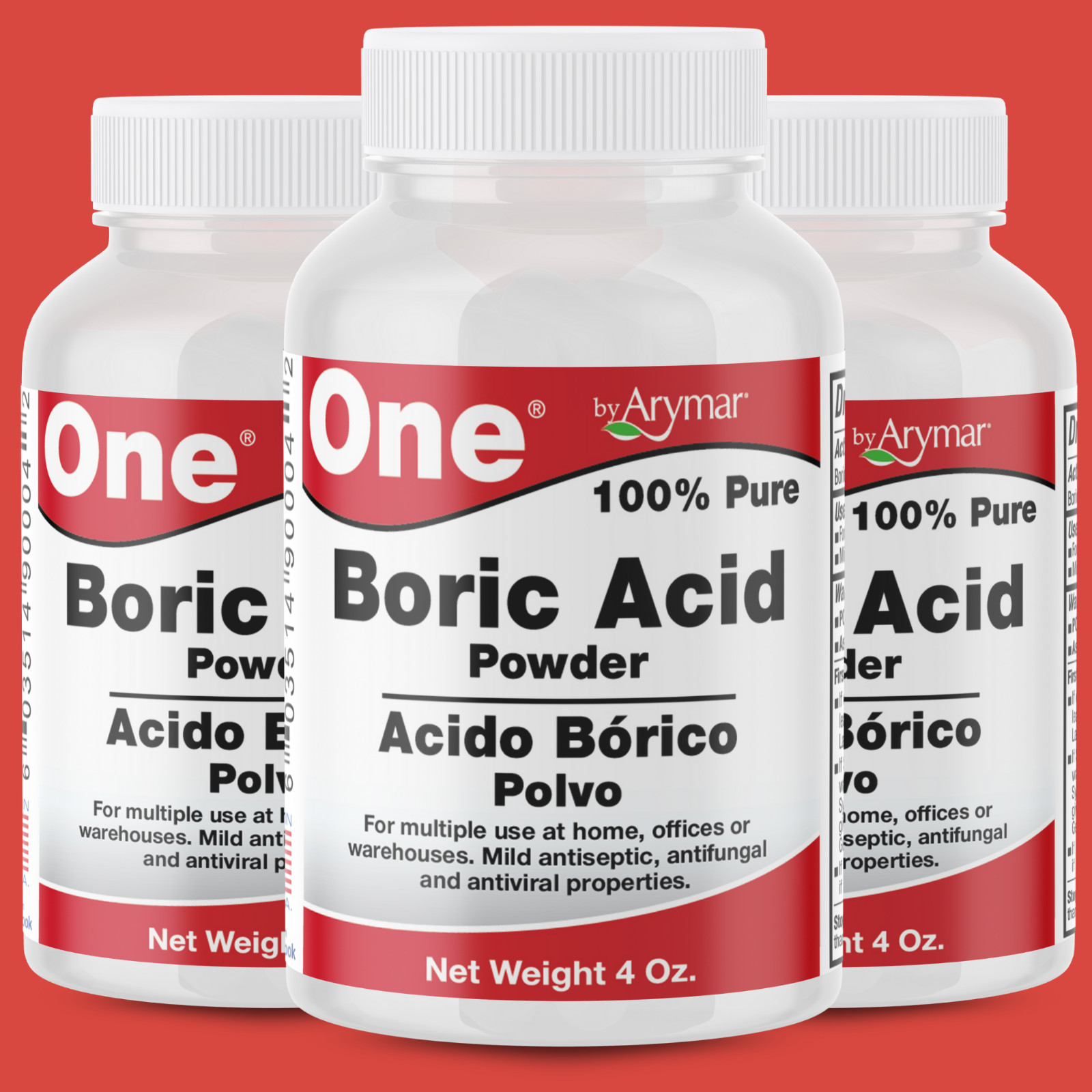 Arymar 100% Pure Boric Powder Granulated, Multi-Purpose Cleaner 4 oz (3-Pack) Arymar 100% Pure Boric Powder Granulated, Multi-Purpose Cleaner 4 oz (3-Pack)