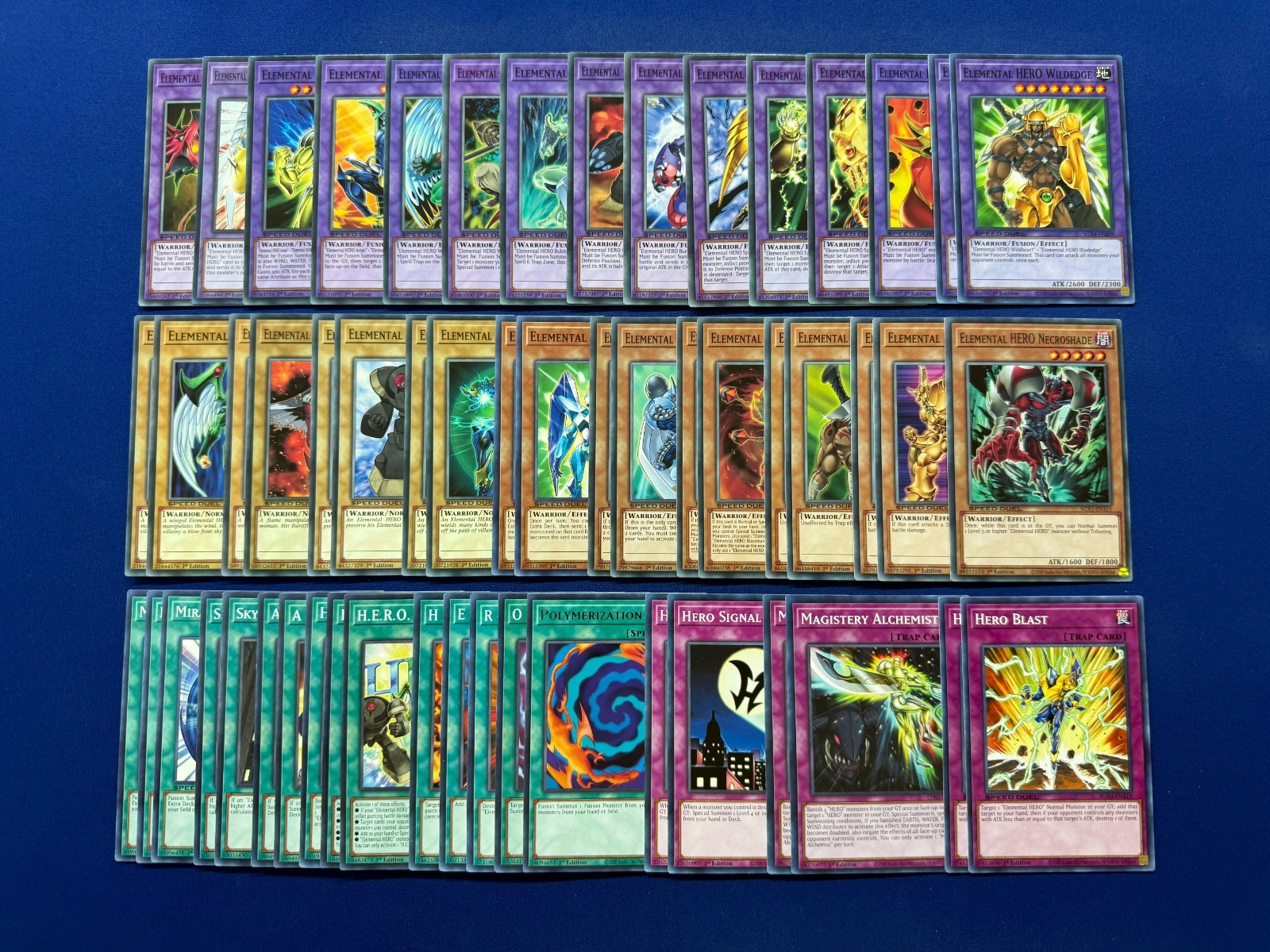 Yu-Gi-Oh GX - Jaden Yuki\'s Complete Classic Elemental HERO Fusion Deck