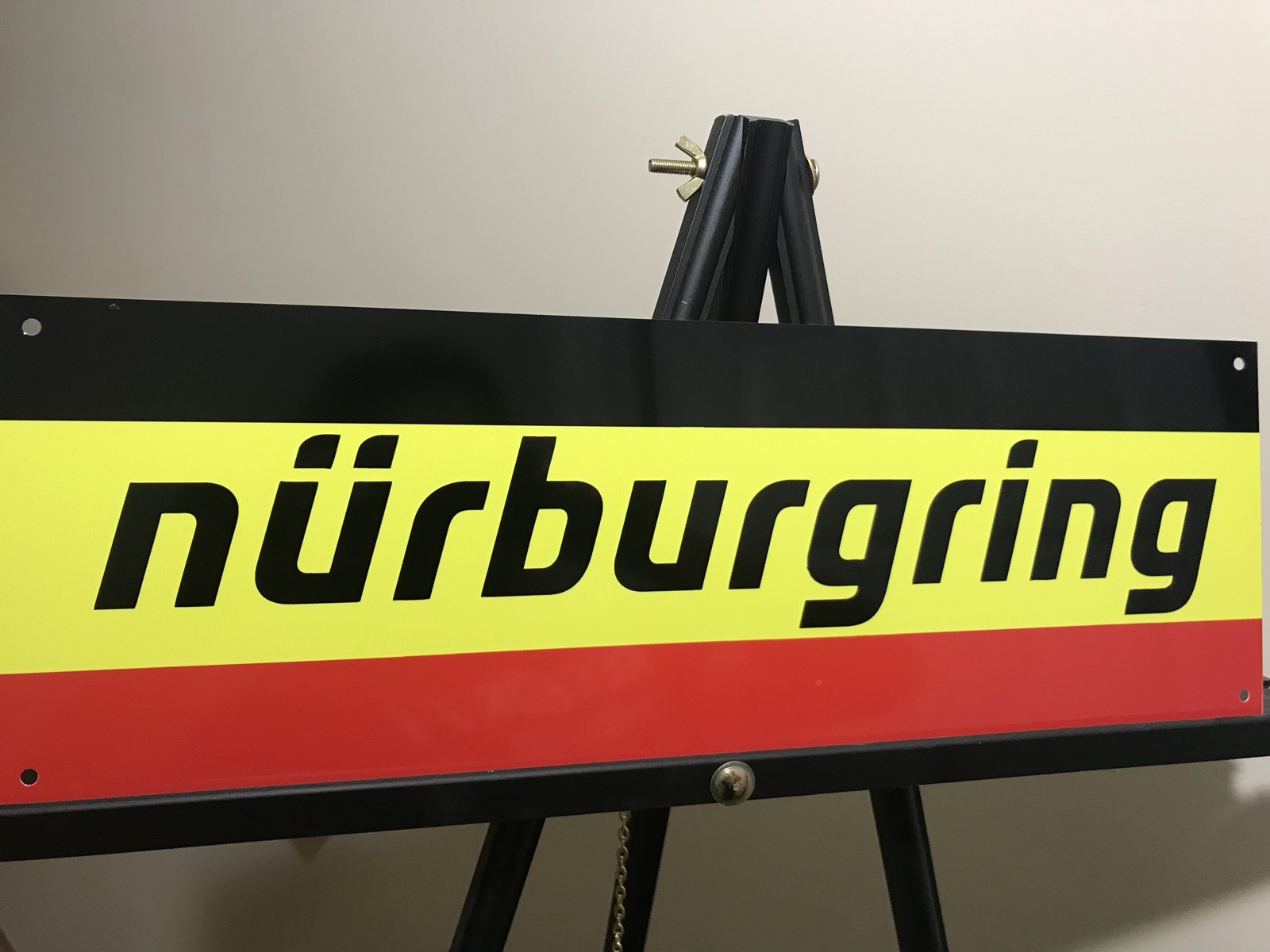 Nurburgring racing garage sign BMW Porsche mercedes baked Nurburgring racing garage sign BMW Porsche mercedes baked